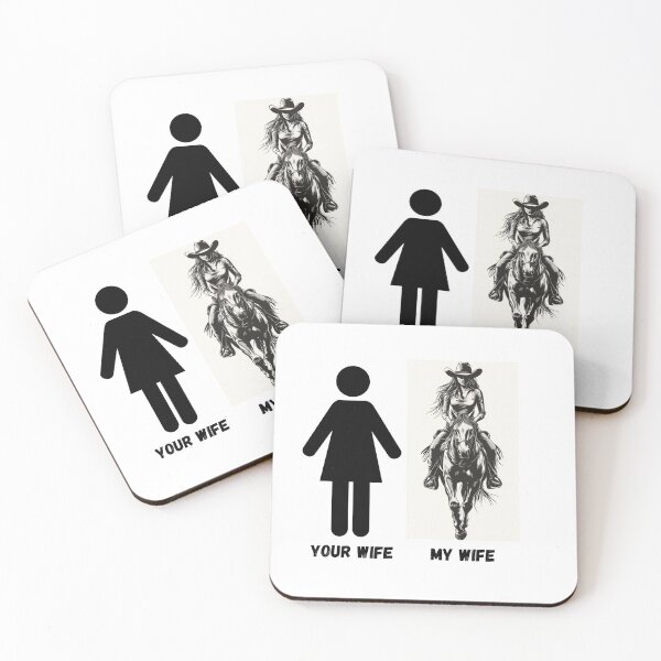 Item preview, funny saying your wife my wife Horseback rider humor  designed and sold by ikramart11.