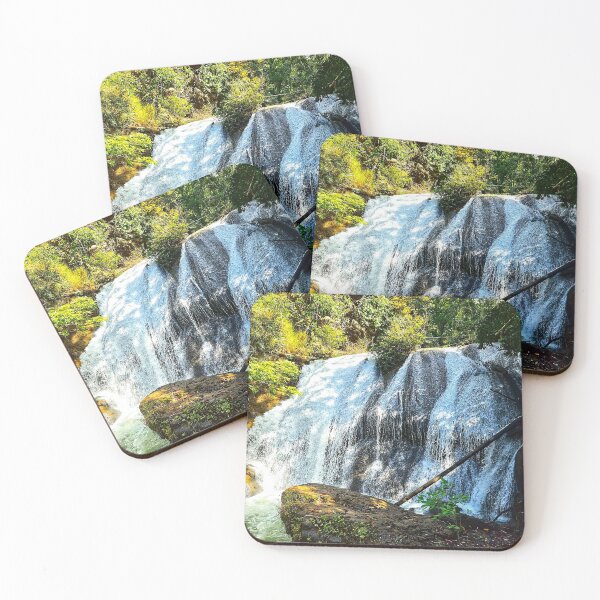 Item preview, Tropical Waterfall in Lush Green Forest designed and sold by supakor.