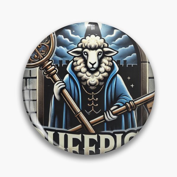 Item preview, Sheepism: Keeper of the Key (Fantasy Wizard Sheep) designed and sold by Thpoar.