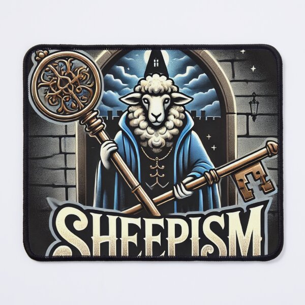 Item preview, Sheepism: Keeper of the Key (Fantasy Wizard Sheep) designed and sold by Thpoar.