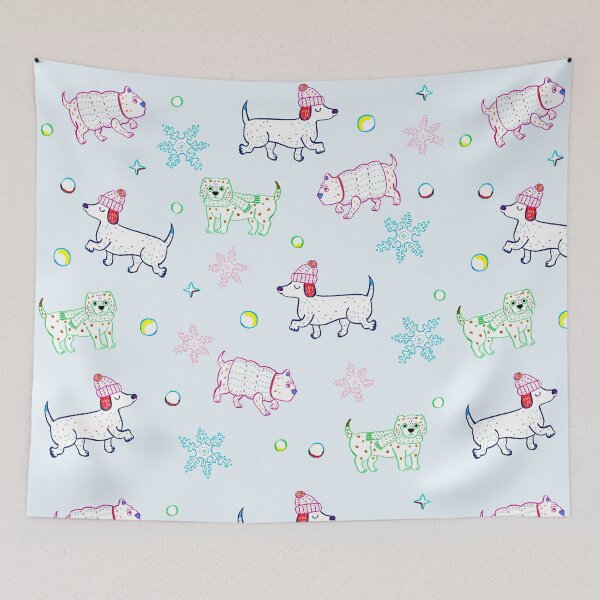 Item preview, Winter Dogs designed and sold by hahaha-creative.