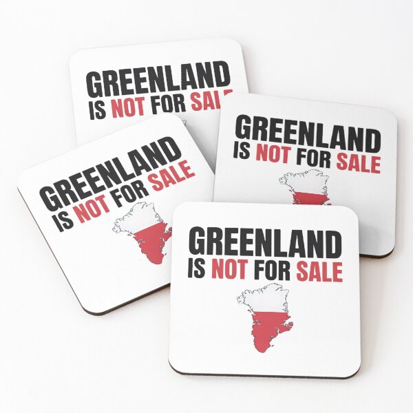 Item preview, Greenland Is Not For Sale Flag Protest designed and sold by Star3NowForMe.