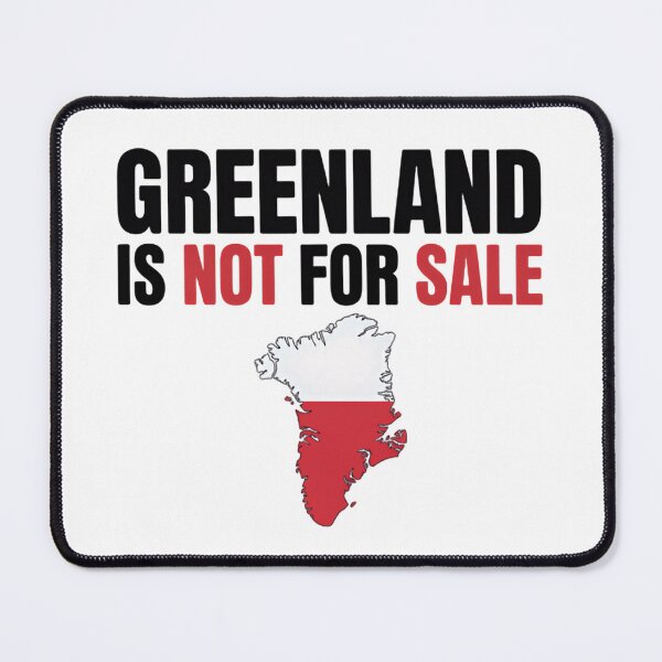 Item preview, Greenland Is Not For Sale Flag Protest designed and sold by Star3NowForMe.