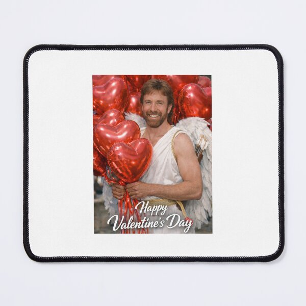 Item preview, Chuck norris Cupid Happy Valentine's Day funny prank love heart meme designed and sold by CheeseBlueprint.
