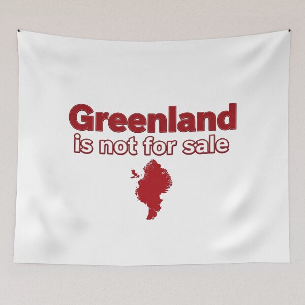 Item preview, Greenland Is Not For Sale Arctic Independence Message designed and sold by Star3NowForMe.
