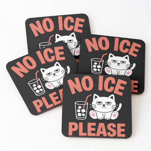Item preview, No Ice Please Funny Cat Meme Men Women designed and sold by BLZART.