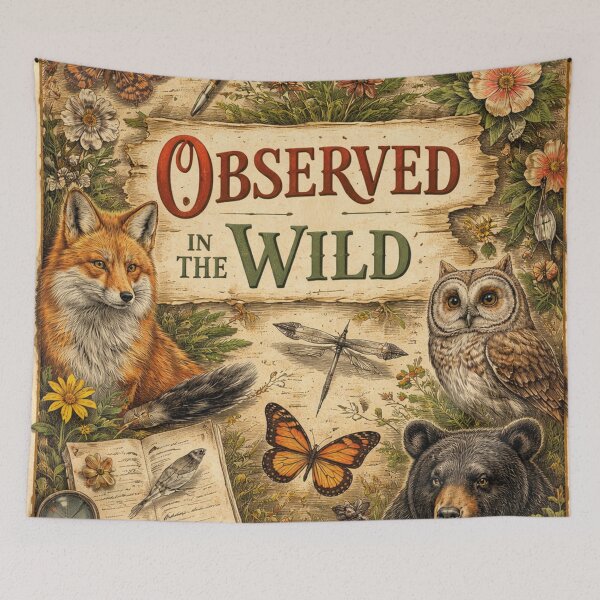 Item preview, Observed in the Wild – Nostalgic Naturalist Collage designed and sold by Mauswohn.