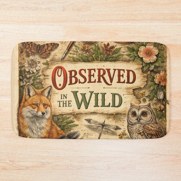 Item preview, Observed in the Wild – Nostalgic Naturalist Collage designed and sold by Mauswohn.