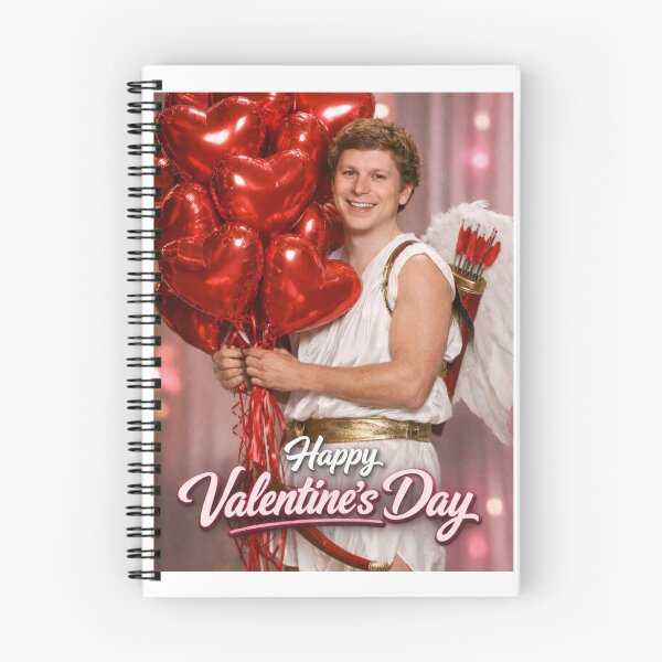 Item preview, Michael cera Cupid Happy Valentine's Day funny prank love heart meme designed and sold by CheeseBlueprint.