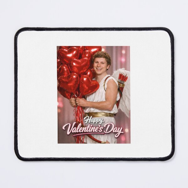 Item preview, Michael cera Cupid Happy Valentine's Day funny prank love heart meme designed and sold by CheeseBlueprint.