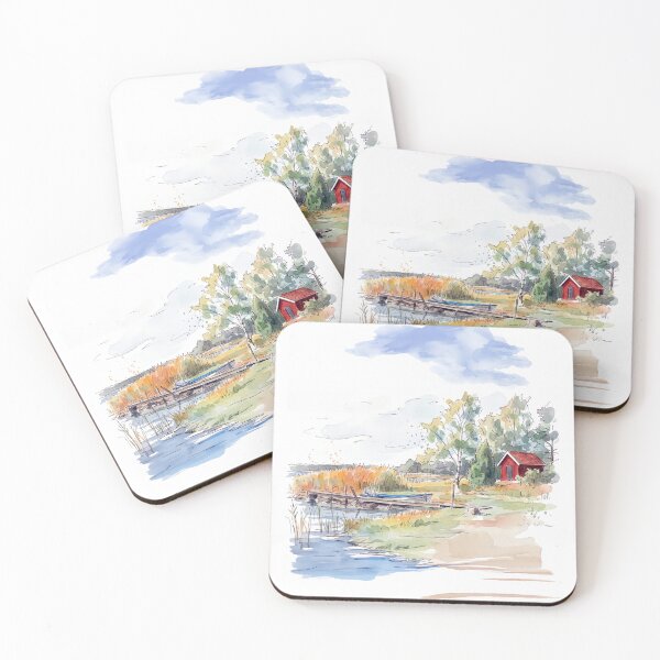 Item preview, Quiet Nordic Summer by the Lake designed and sold by clausbjoern.