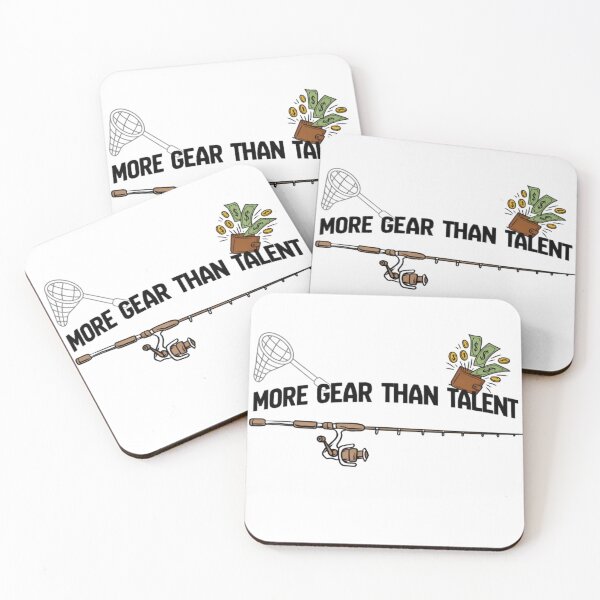 Item preview, More Gear Than Talent – Funny Fishing Design for Anglers designed and sold by FischingVibes.