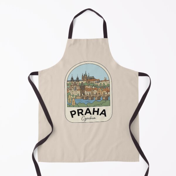 Item preview, Praha Czechia Vintage Travel Badge Prague Castle and Charles Bridge designed and sold by InvestingRoad.