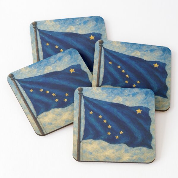 Item preview, Alaska State Flag designed and sold by TinCatOutPost.