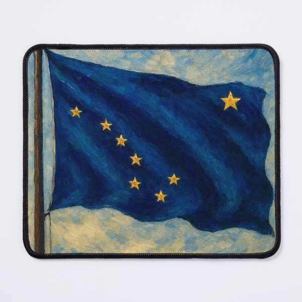Item preview, Alaska State Flag designed and sold by TinCatOutPost.