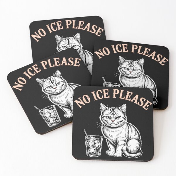 Item preview, No Ice Please Funny Cat Meme Men Women designed and sold by BLZART.