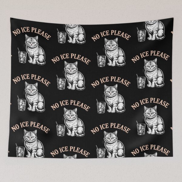 Item preview, No Ice Please Funny Cat Meme Men Women designed and sold by BLZART.