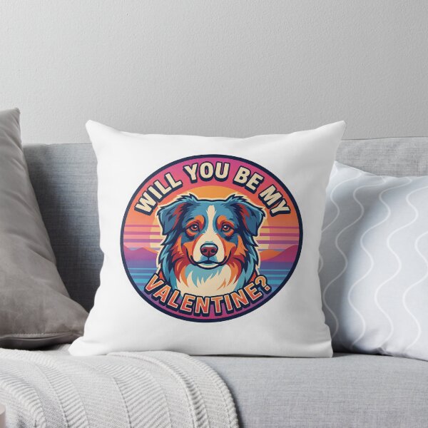 Item preview, Retro 80s Sunset Australian Shepherd - My Heart Belongs To My Aussie designed and sold by M1234s.
