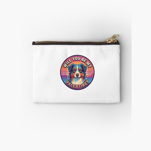 Item preview, Retro 80s Sunset Australian Shepherd - My Heart Belongs To My Aussie designed and sold by M1234s.