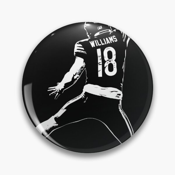 Artikelvorschau, Jumpman QB Football Grafik-T-Shirt – Nr. 18 Spieltags-Streetwear-Kunst entworfen und verkauft von BelindaVDavis.