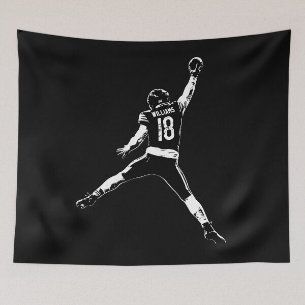 Item preview, Jumpman QB Football Graphic T-Shirt – No.18 Game Day Streetwear Art designed and sold by BelindaVDavis.