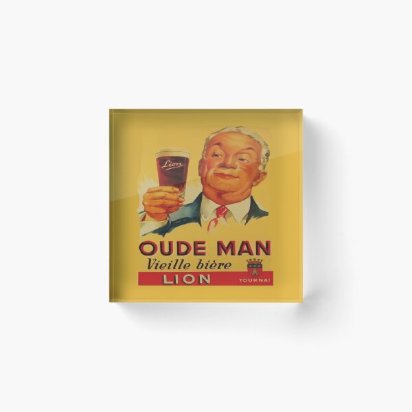Item preview, 1950 ies vintage Belgian beer publicity panel designed and sold by RickTellon.