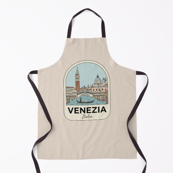 Item preview, Venezia Italia Travel Badge Illustration, Rialto Bridge, Grand Canal, Gondola designed and sold by InvestingRoad.