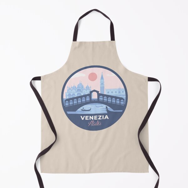 Item preview, Venezia Italia Travel Badge Illustration, Rialto Bridge, Grand Canal, Gondola designed and sold by InvestingRoad.