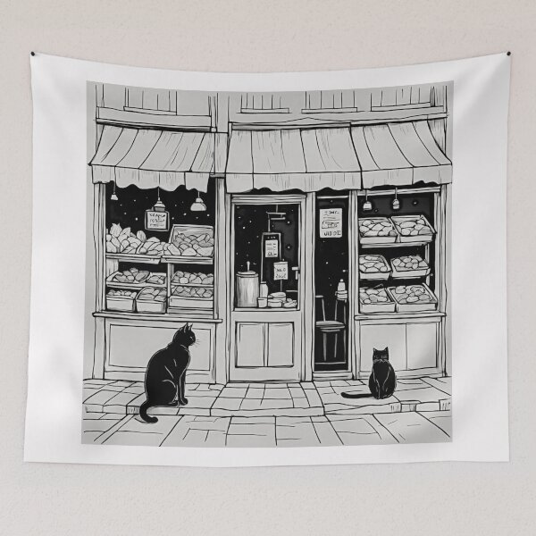Item preview, Dreams at the Door: A Cat’s Fishy Fantasy #2 designed and sold by Helios Be. Lavsh.
