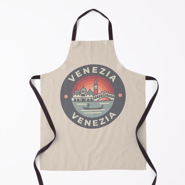 Item preview, Venezia Italia Travel Badge Illustration, Rialto Bridge, Grand Canal, Gondola designed and sold by InvestingRoad.