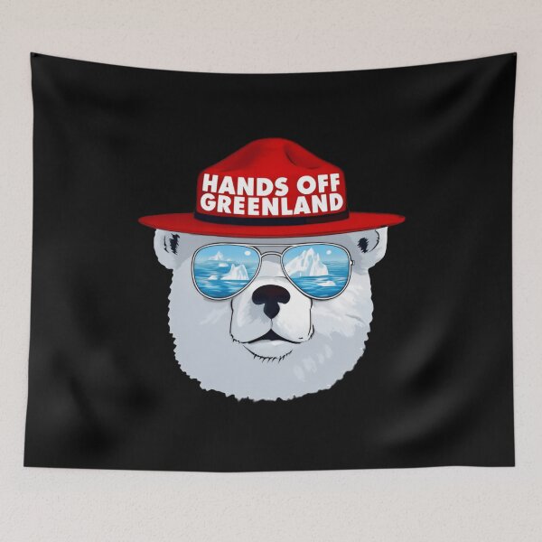 Item preview, Hands Off Greenland Is Not For Sale Sovereignty Over Sale Bear Resist designed and sold by Star3NowForMe.