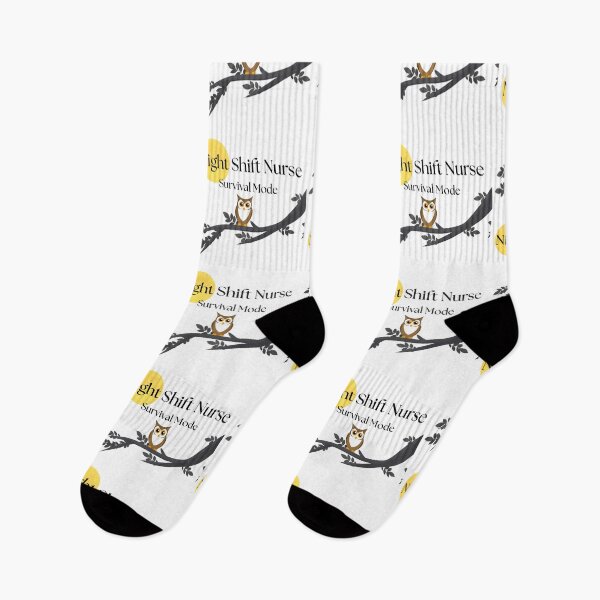 Item preview, Night Shift Nurse Survival Mode – Funny Nurse Life Quote Design designed and sold by Common Mood.