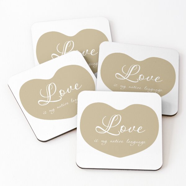 Item preview, Love is my native language, Unique designed and sold by villacreativa.