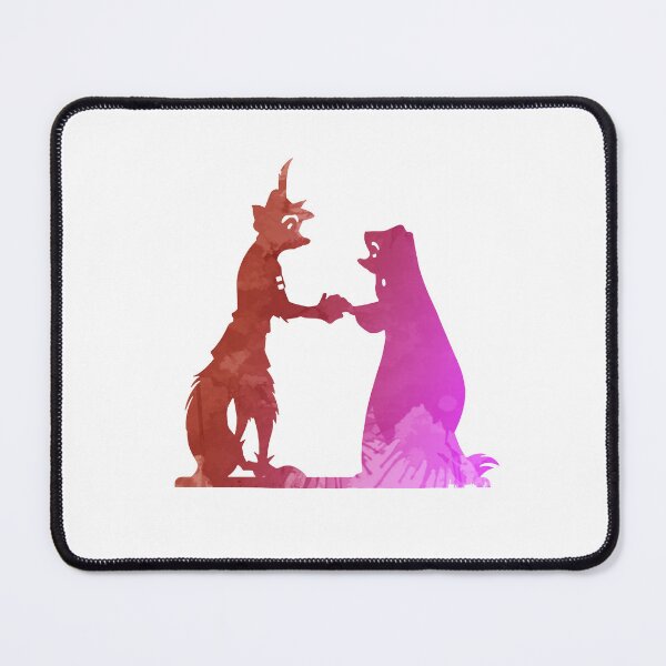 Item preview, Woodland Animal Couple Illustration designed and sold by ShadowsInspired.