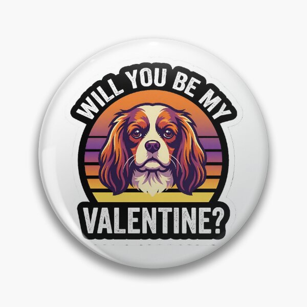 Item preview, Retro 80s Sunset Cavalier King Charles Spaniel - My Heart Belongs To My Cavalier designed and sold by M1234s.