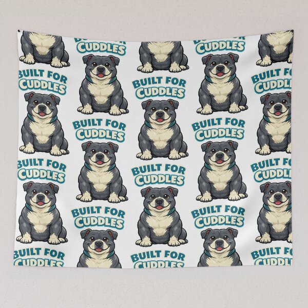 Item preview, Built For Cuddles - Cute Chunky Dog Illustration designed and sold by BestFriendTees.