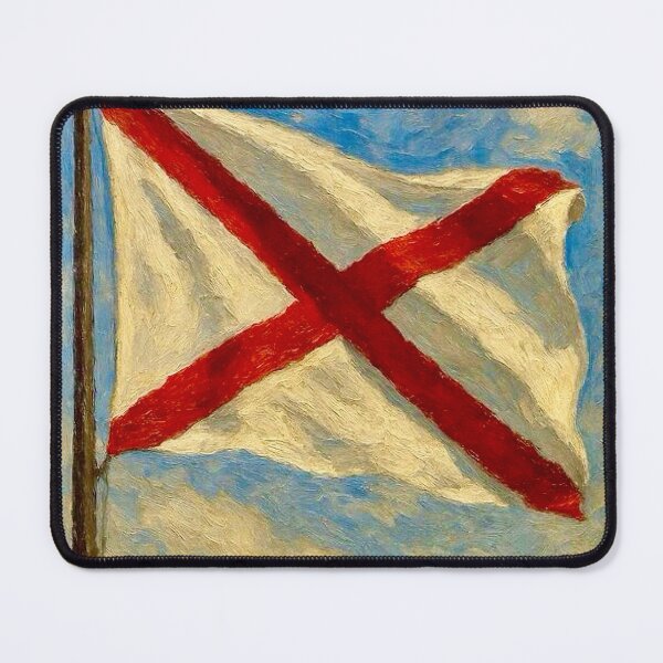 Item preview, Alabama State Flag designed and sold by TinCatOutPost.
