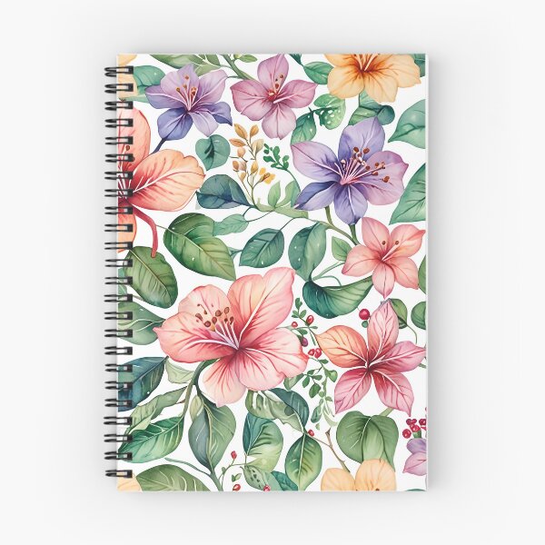 Item preview, Colourful Flower Pattern Florals designed and sold by MoonMonkeyNbear.