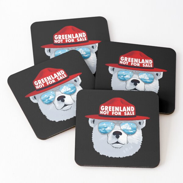Item preview, Greenland Is Not For Sale Arctic Solidarity Protest Bear resist designed and sold by Star3NowForMe.