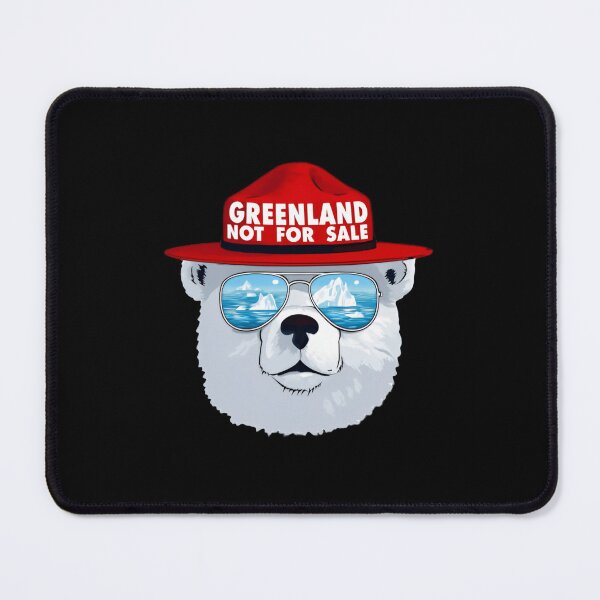 Item preview, Greenland Is Not For Sale Arctic Solidarity Protest Bear resist designed and sold by Star3NowForMe.