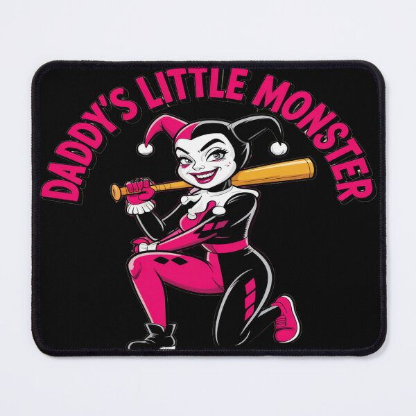 Item preview, Daddy's Little Monster - Harley Quinn Bat Girl Art designed and sold by Midnight Veil Designs.