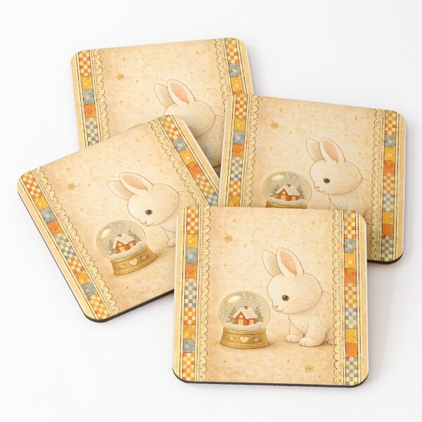 Item preview, Snow Globe Wonder Bunny | Throwback Kid Vintage Nursery designed and sold by Planthem.
