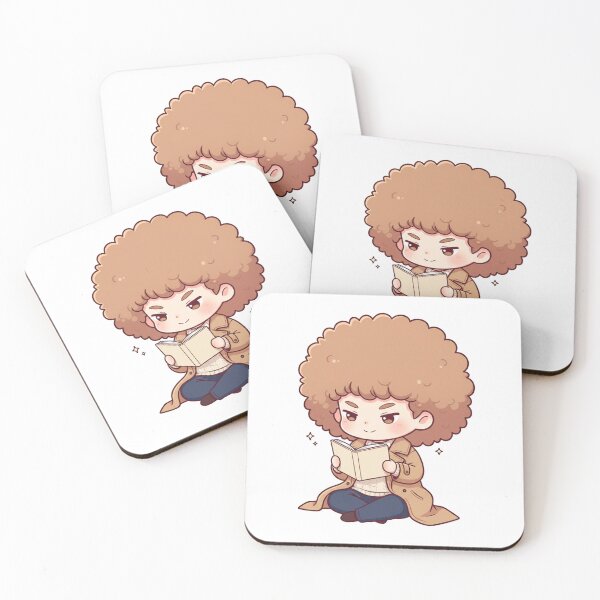 Item preview, Mochi Book Lover Chibi Sticker – Cute Reading Character with Book designed and sold by C3J7.