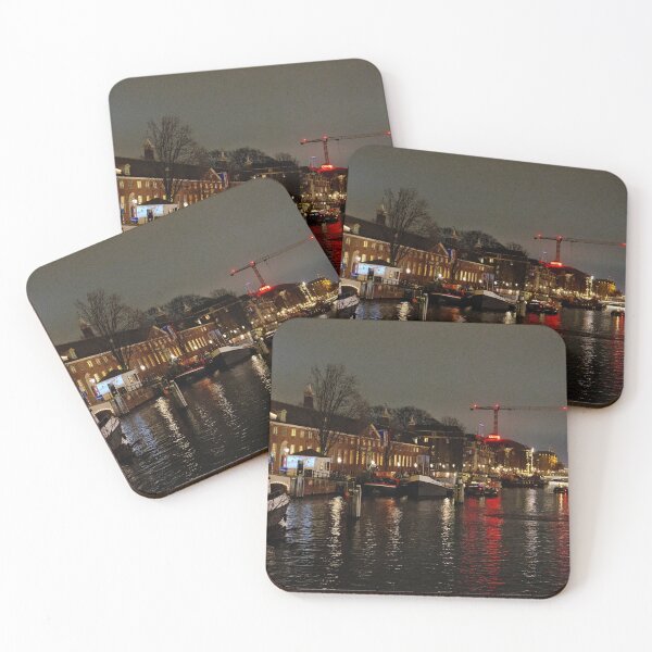 Item preview, Amsterdam, River Amstel with bridges designed and sold by Amsterdam-Pan.