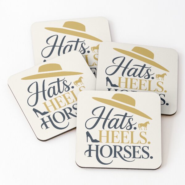 Item preview, Hats Heels Horses Derby Time designed and sold by No1Equestrian.