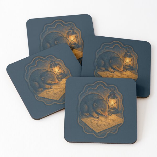 Item preview, Quiet Mole Mapping the Night designed and sold by EdvvinStudios.