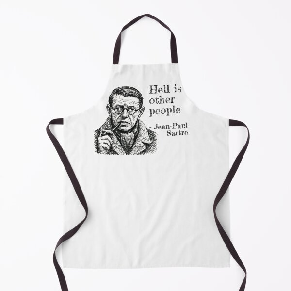 Item preview, Jean-Paul Sartre's famous quote Hell is other people! designed and sold by Beltschazar.