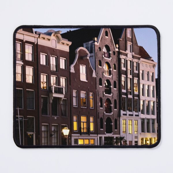 Item preview, Amsterdam, facades in twilight designed and sold by Amsterdam-Pan.