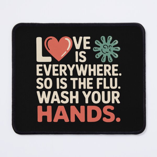 Item preview, Love Is Everywhere So Is The Flu designed and sold by Vintage Shapes.