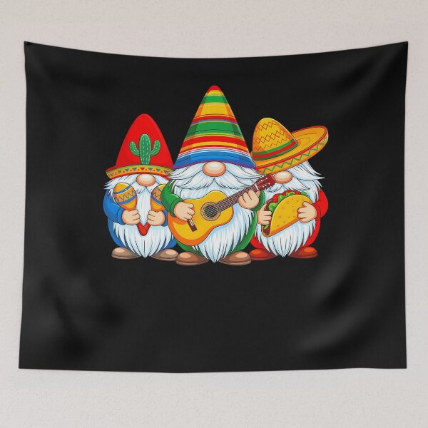 Item preview, Cinco de Mayo Gnomes Taco Guitar Funny Mexican Fiesta designed and sold by clothesy7.